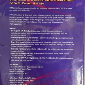 Dimensional analysis  for meds